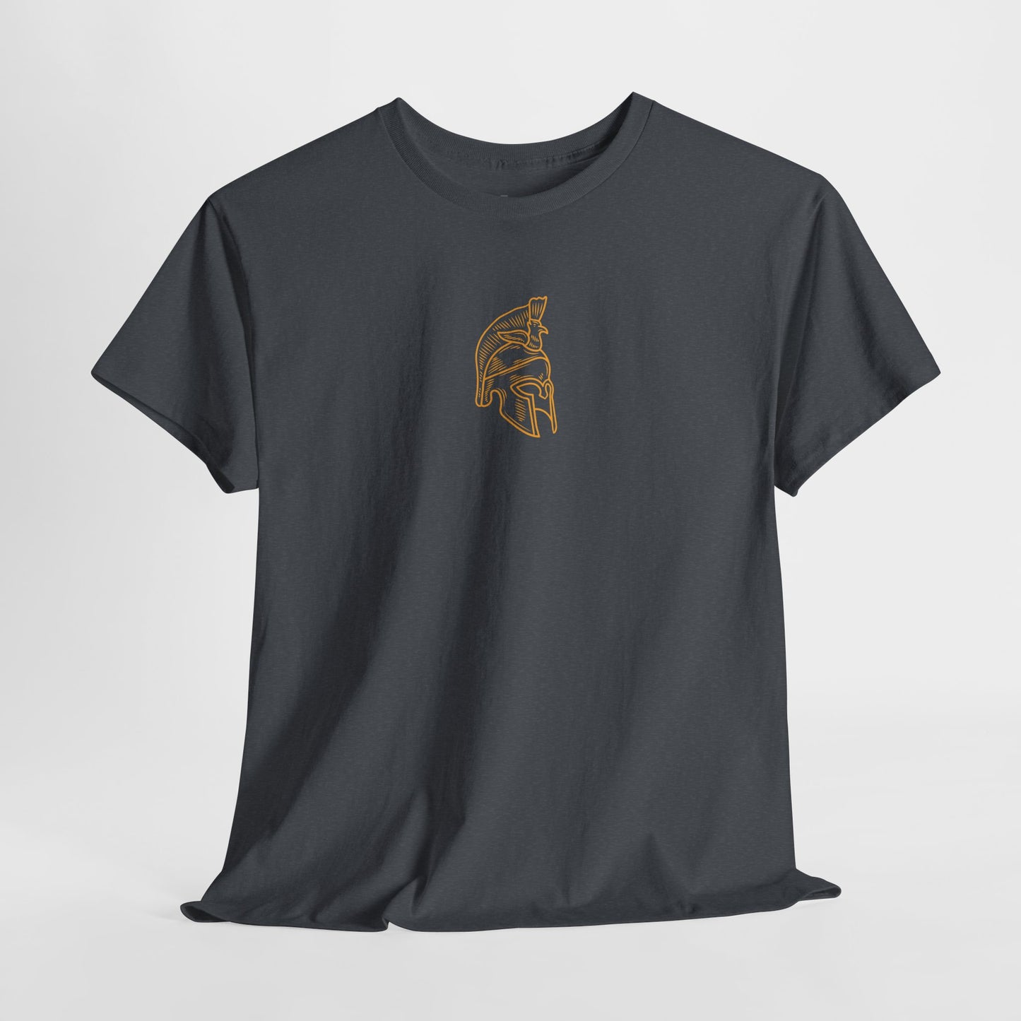 Spartan Helmet Antique Rome Line Art Design Tee, Personalized Warrior T-shirt