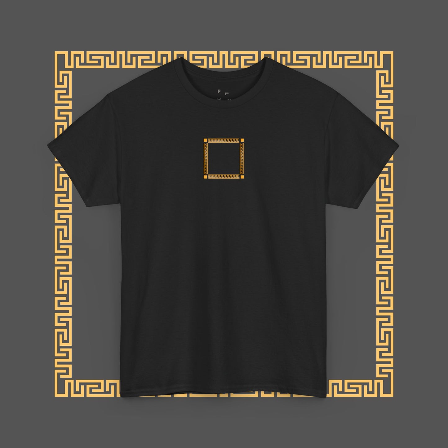 Premium Roman Gladiator Mythology Unique Spartan Soldier Key Pattern Inspired Cotton T-Shirt, Custom Design Gifts