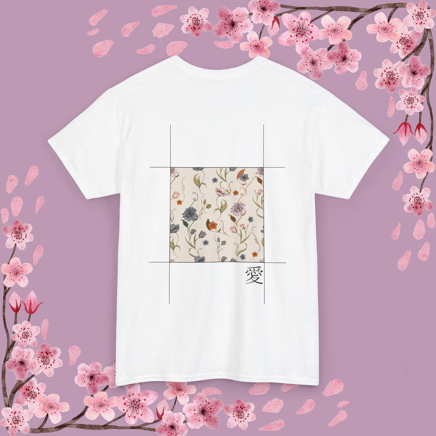 Vintage Japanese Aesthetic Design Streetwear Unisex Tee, Custom Japanese Art Tshirt