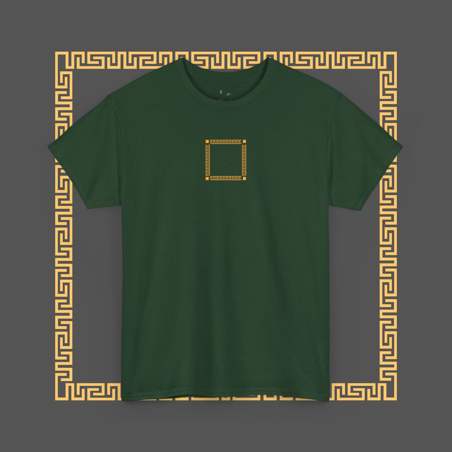 Premium Roman Gladiator Mythology Unique Spartan Soldier Key Pattern Inspired Cotton T-Shirt, Custom Design Gifts