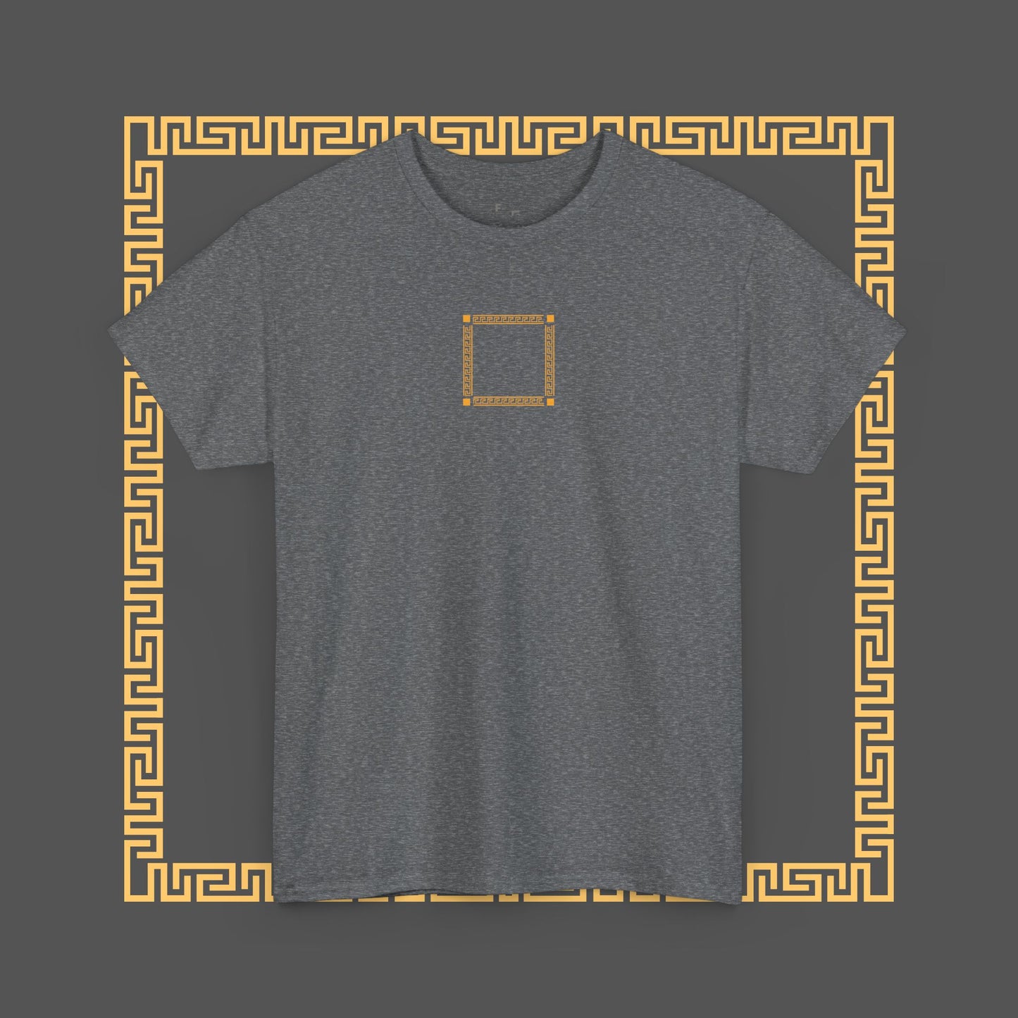 Premium Roman Gladiator Mythology Unique Spartan Soldier Key Pattern Inspired Cotton T-Shirt, Custom Design Gifts