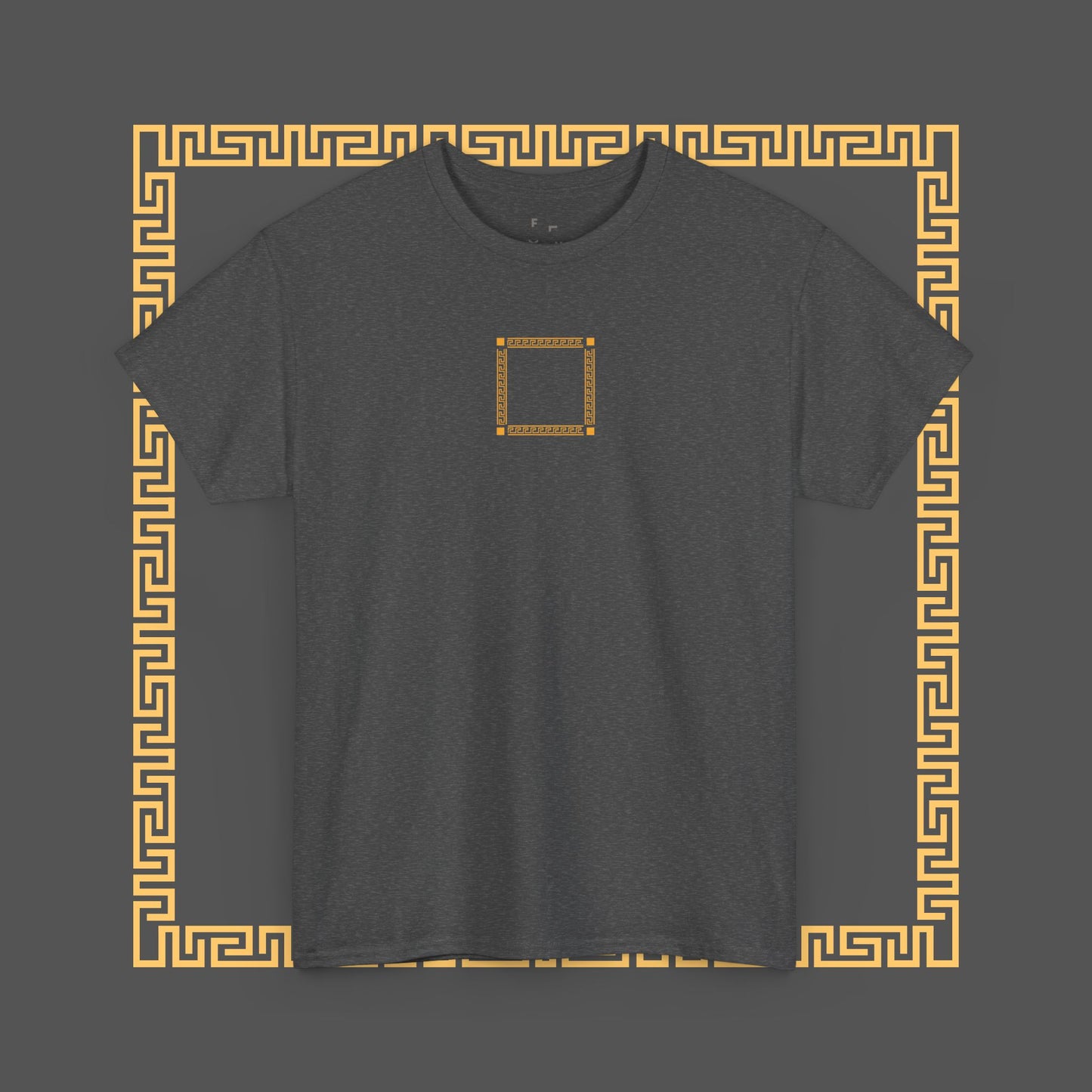 Premium Roman Gladiator Mythology Unique Spartan Soldier Key Pattern Inspired Cotton T-Shirt, Custom Design Gifts