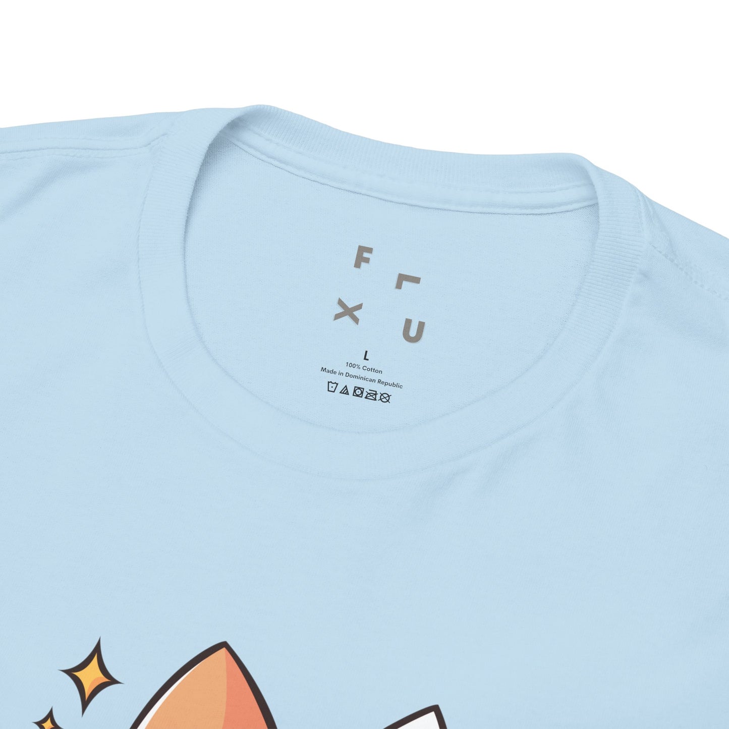 Kawaii Cat Emoji Unisex Heavy Cotton Tee – Cute Anime Style Printed Unisex Tee – Funny & Adorable Cat T-Shirt, Gift Idea